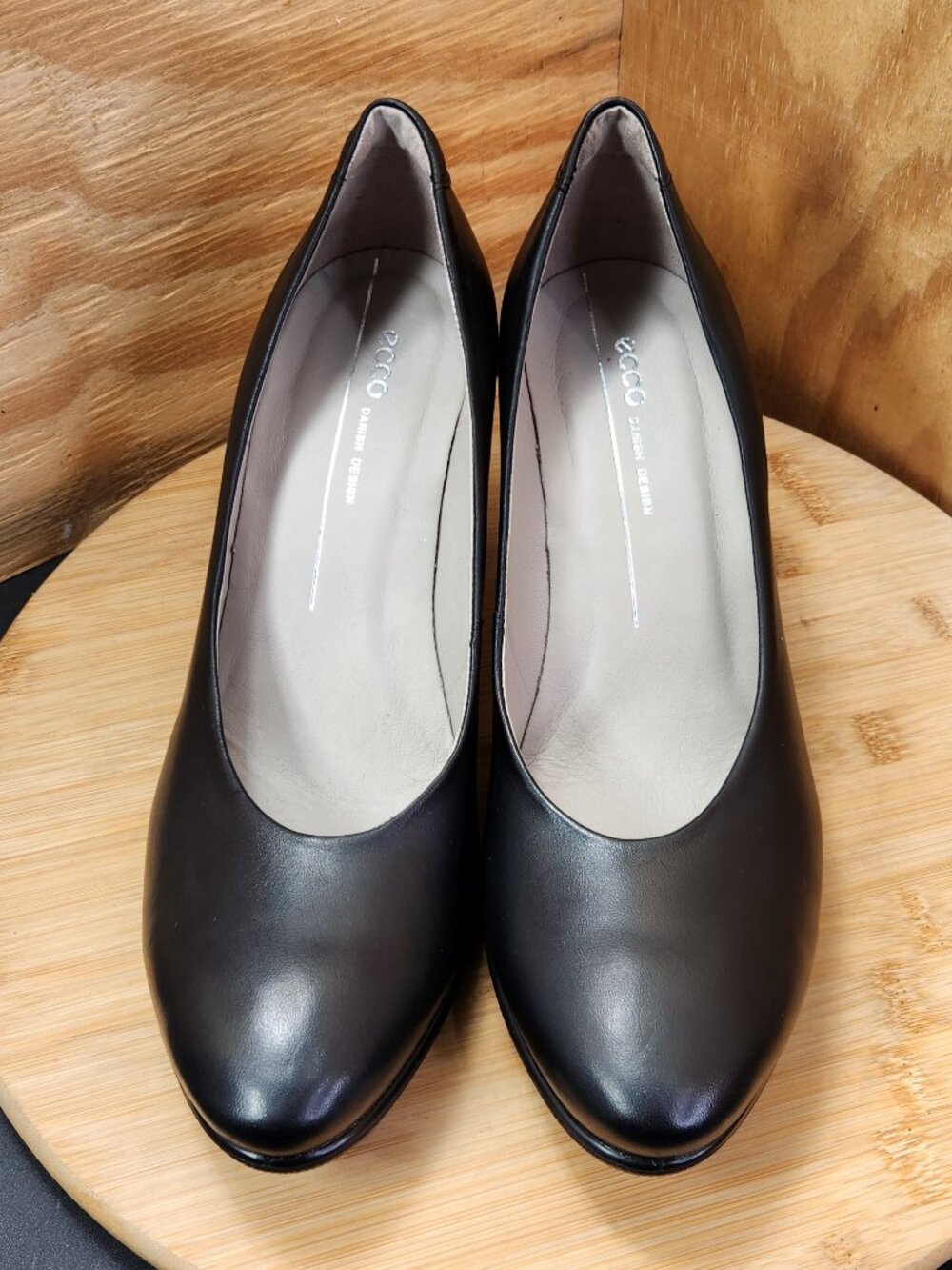 ECCO Sculptured 75 Womens Black High Heel Pumps Size 40 US 9-9.5 - Picture 3 of 10